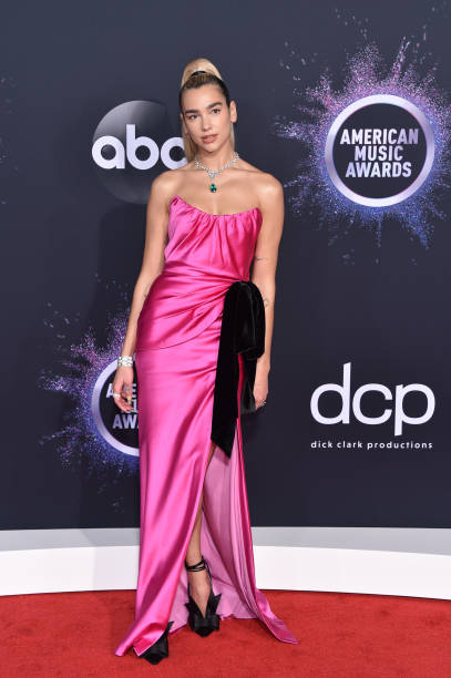 Dua Lipa attends the 2019 American Music Awards at Microsoft Theater on November 24, 2019 in Los Angeles, California.