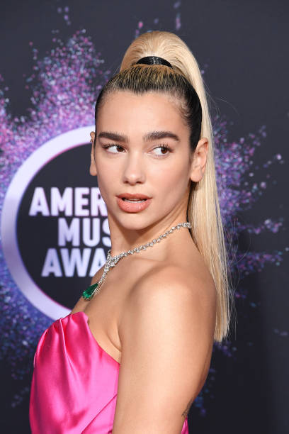 Dua Lipa attends the 2019 American Music Awards at Microsoft Theater on November 24, 2019 in Los Angeles, California.