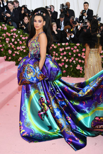 Dua Lipa attends The 2019 Met Gala Celebrating Camp: Notes on Fashion at Metropolitan Museum of Art on May 06, 2019 in New York City.