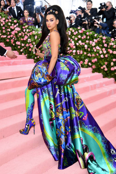 Dua Lipa Attends the 2019 Met Gala Celebrating Cam