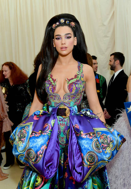 Dua Lipa attends The 2019 Met Gala Celebrating Camp: Notes on Fashion at Metropolitan Museum of Art on May 06, 2019 in New York City.