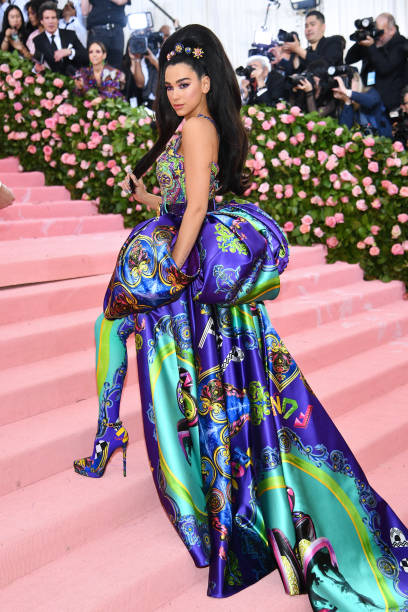 Dua Lipa Attends the 2019 Met Gala Celebrating Cam