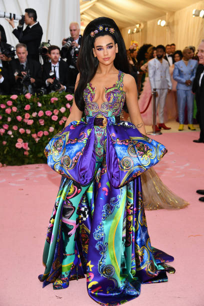 Dua Lipa attends The 2019 Met Gala Celebrating Camp: Notes on Fashion at Metropolitan Museum of Art on May 06, 2019 in New York City.
