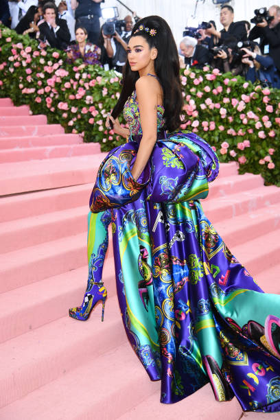 Dua Lipa Attends the 2019 Met Gala Celebrating Cam