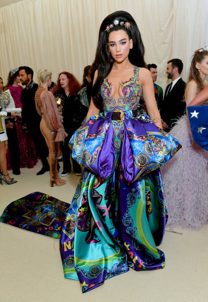 Dua Lipa attends The 2019 Met Gala Celebrating Camp: Notes on Fashion at Metropolitan Museum of Art on May 06, 2019 in New York City.