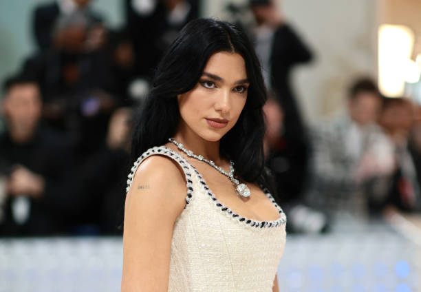 Dua Lipa Attends the 2023 Met Gala Celebrating Kar