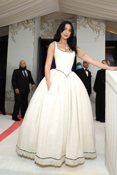 Dua Lipa Attends the 2023 Met Gala Celebrating Kar
