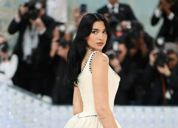 Dua Lipa Attends the 2023 Met Gala Celebrating Kar