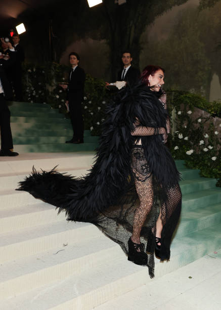 Dua Lipa Attends the 2024 Met Gala Celebrating Sle Eccefa