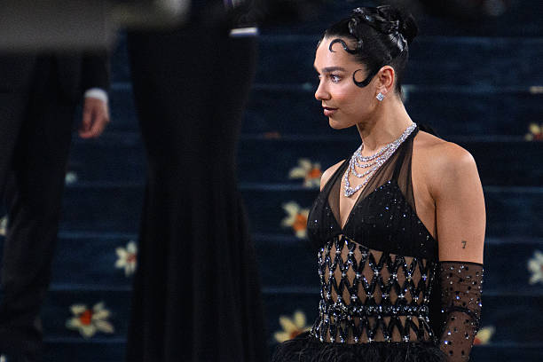 Dua Lipa Attends the 2025 Met Gala Celebrating Sup