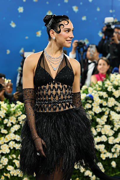 Dua Lipa Attends the 2025 Met Gala Celebrating Sup