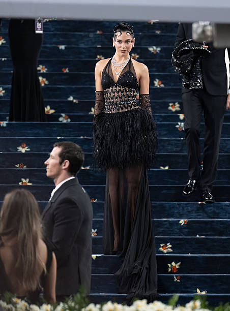 Dua Lipa Attends the 2025 Met Gala Celebrating Sup