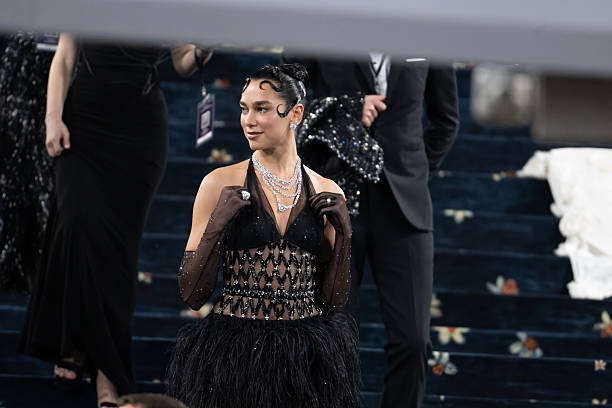 Dua Lipa Attends the 2025 Met Gala Celebrating Sup