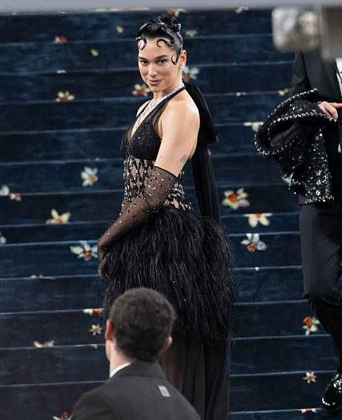 Dua Lipa Attends the 2025 Met Gala Celebrating Sup