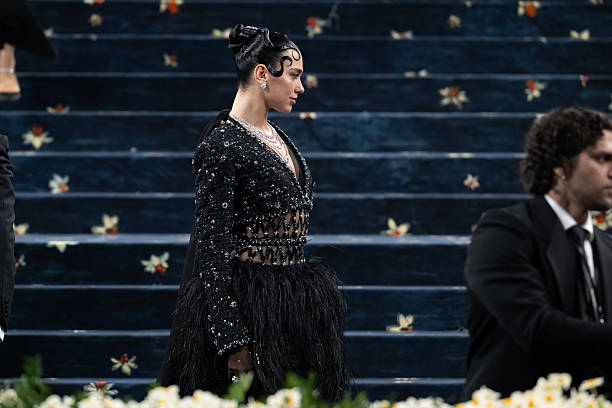 Dua Lipa Attends the 2025 Met Gala Celebrating Sup