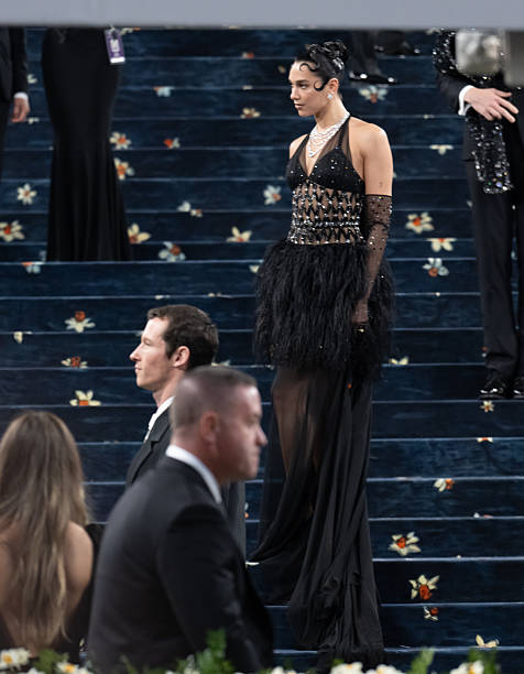 Dua Lipa Attends the 2025 Met Gala Celebrating Sup