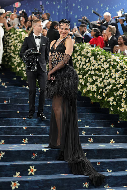 Dua Lipa Attends the 2025 Met Gala Celebrating Sup