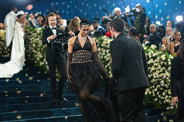 Dua Lipa Attends the 2025 Met Gala Celebrating Sup