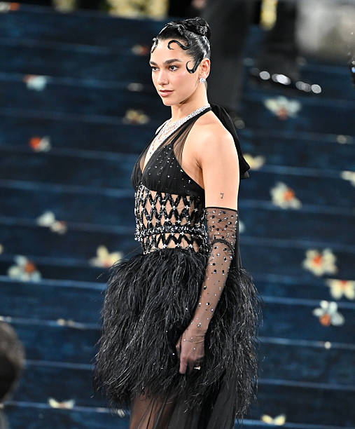 Dua Lipa Attends the 2025 Met Gala Celebrating Sup