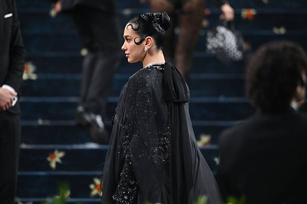 Dua Lipa Attends the 2025 Met Gala Celebrating Sup