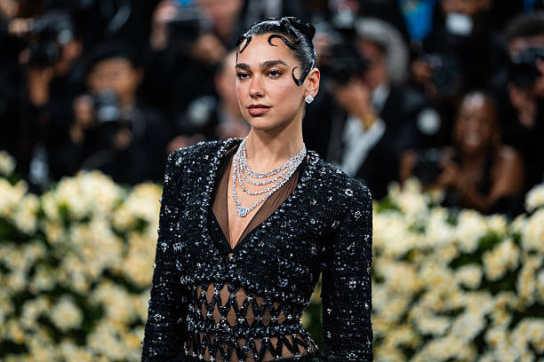 Dua Lipa Attends the 2025 Met Gala Celebrating Sup