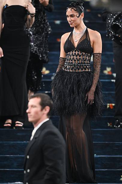 Dua Lipa Attends the 2025 Met Gala Celebrating Sup