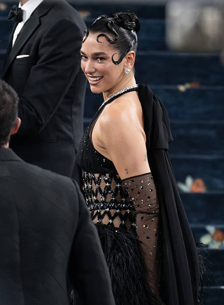 Dua Lipa Attends the 2025 Met Gala Celebrating Sup