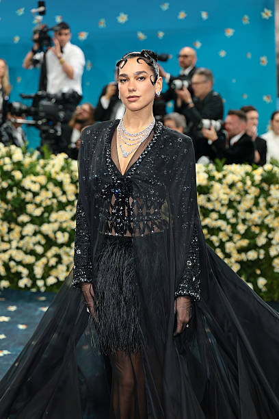 Dua Lipa Attends the 2025 Met Gala Celebrating Sup