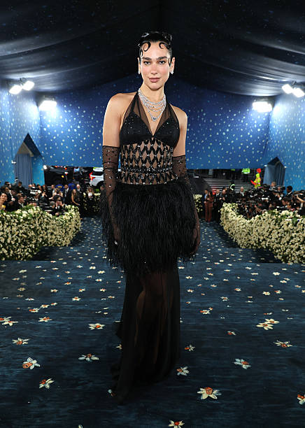 Dua Lipa Attends the 2025 Met Gala Celebrating Sup
