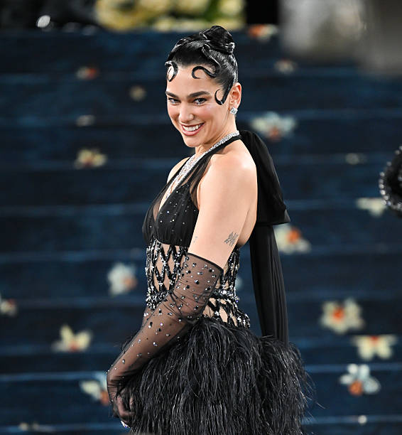 Dua Lipa Attends the 2025 Met Gala Celebrating Sup
