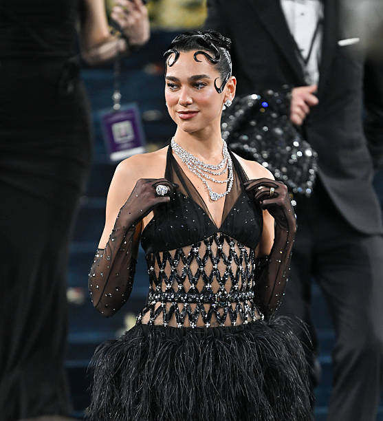 Dua Lipa Attends the 2025 Met Gala Celebrating Sup