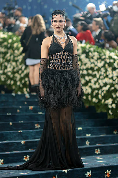 Dua Lipa Attends the 2025 Met Gala Celebrating Sup