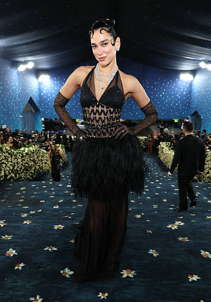 Dua Lipa Attends the 2025 Met Gala Celebrating Sup