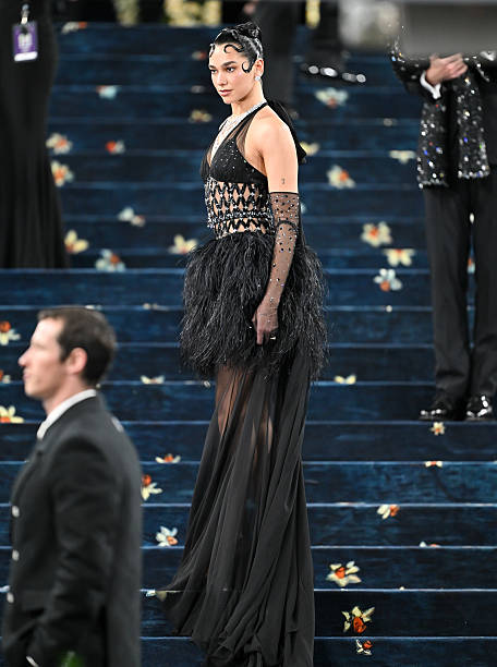 Dua Lipa Attends the 2025 Met Gala Celebrating Sup
