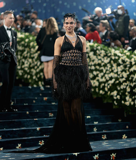 Dua Lipa Attends the 2025 Met Gala Celebrating Sup