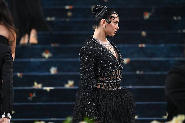 Dua Lipa Attends the 2025 Met Gala Celebrating Sup