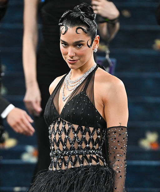 Dua Lipa Attends the 2025 Met Gala Celebrating Sup