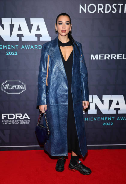 Dua Lipa Attends the Annual Footwear News Ach