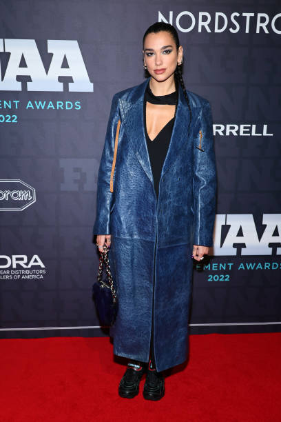 Dua Lipa attends the 36th Annual Footwear News Achievement Awards at Cipriani South Street on November 30, 2022 in New York City.