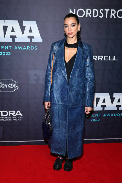 Dua Lipa attends the 36th Annual Footwear News Achievement Awards at Cipriani South Street on November 30, 2022 in New York City.