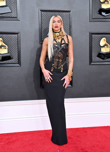 Dua Lipa Attends the Annual Grammy Awards
