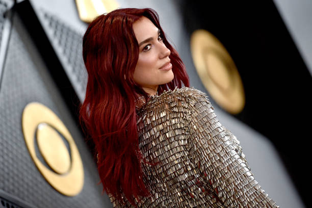 Dua Lipa Attends the Grammy Awards at Crypto