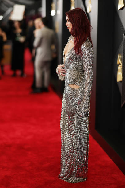 Dua Lipa Attends the Grammy Awards at Crypto