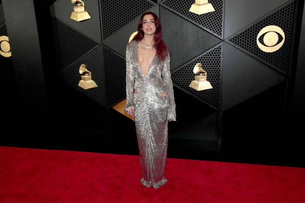 Dua Lipa Attends the Grammy Awards at Crypto