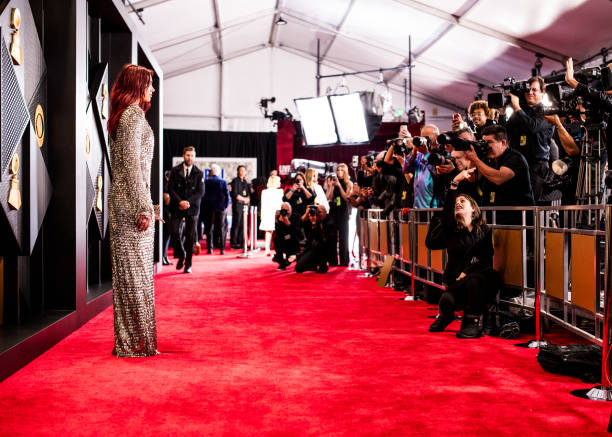 Dua Lipa Attends the Grammy Awards on Februar