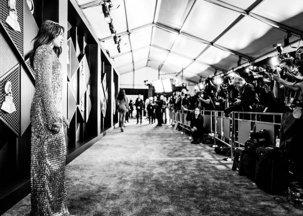 Dua Lipa Attends the Grammy Awards on Februar