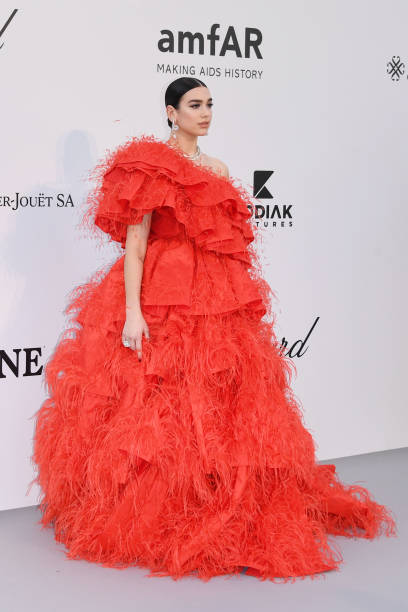 Dua Lipa Attends the Amfar Cannes Gala 2019 at Hot