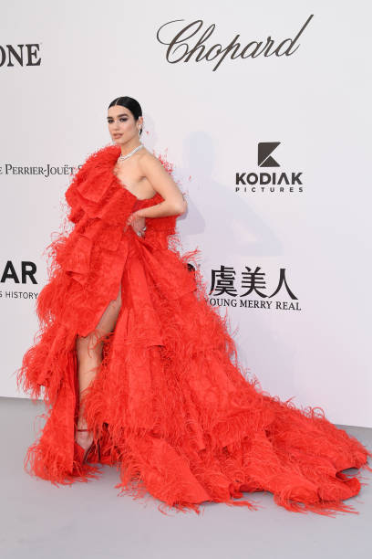 Dua Lipa Attends the Amfar Cannes Gala 2019 at Hot