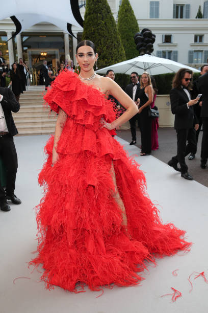 Dua Lipa Attends the Amfar Cannes Gala 2019 at Hot