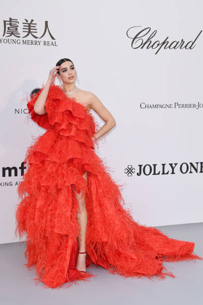 Dua Lipa Attends the Amfar Cannes Gala 2019 at Hot